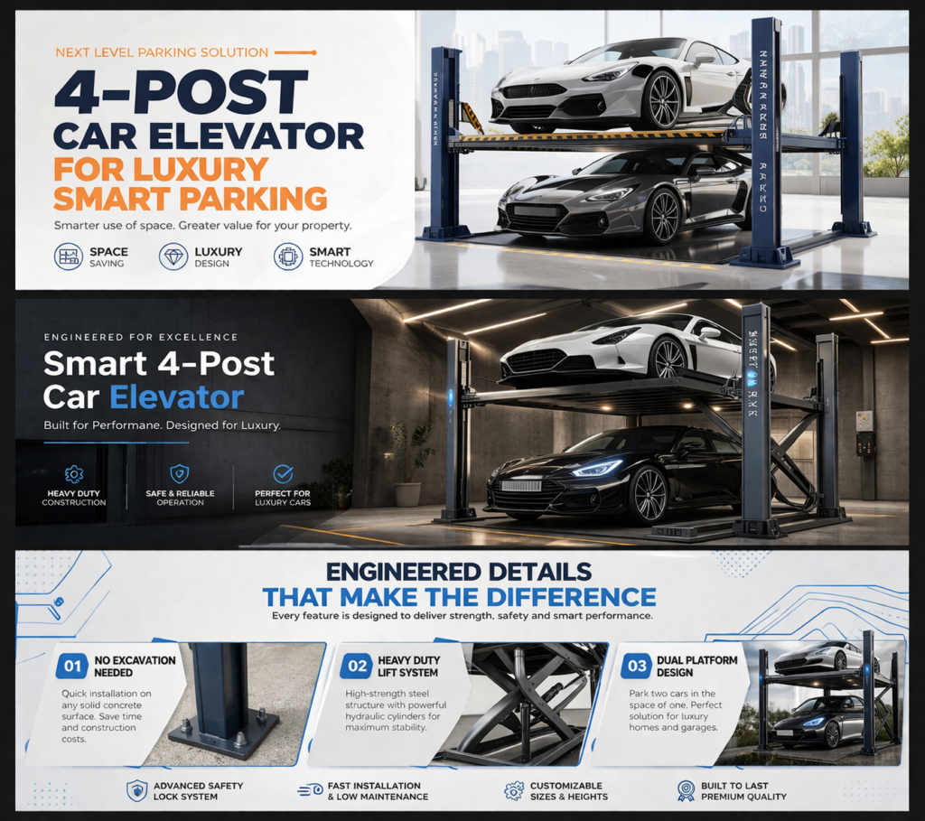 4 Post Car Elevator