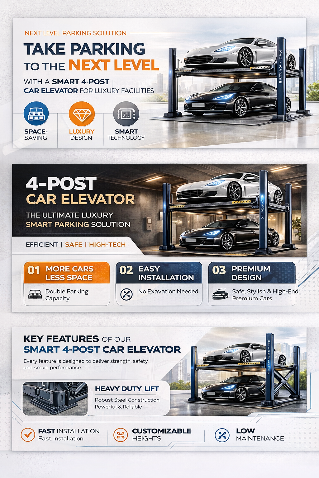 
4 Post Car Elevator